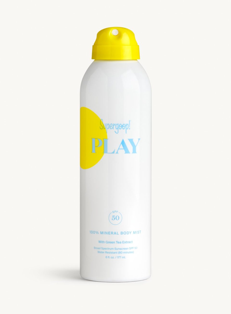 Supergoop! PLAY 100% Mineral Body Mist SPF 50 with Green Tea Extract