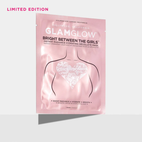 GlamGlow Instant Radiance Hydrating Décolleté Mask BRIGHT BETWEEN THE GIRLS™