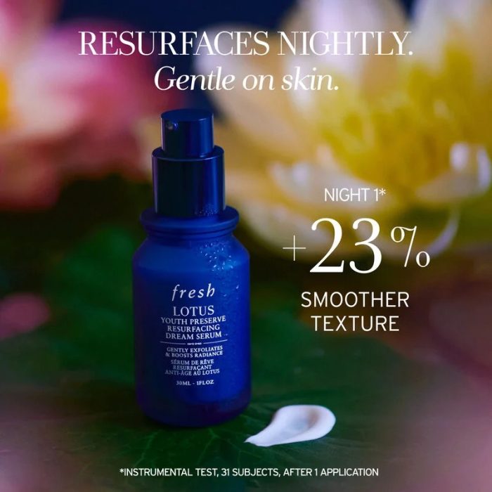 Fresh Lotus Youth Preserve Resurfacing Dream Serum - Image 5