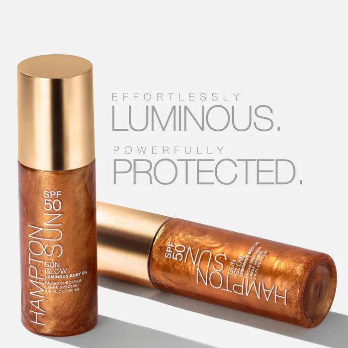 Hampton Sun SPF 50 Sun Glow Luminous Body Oil - Image 2