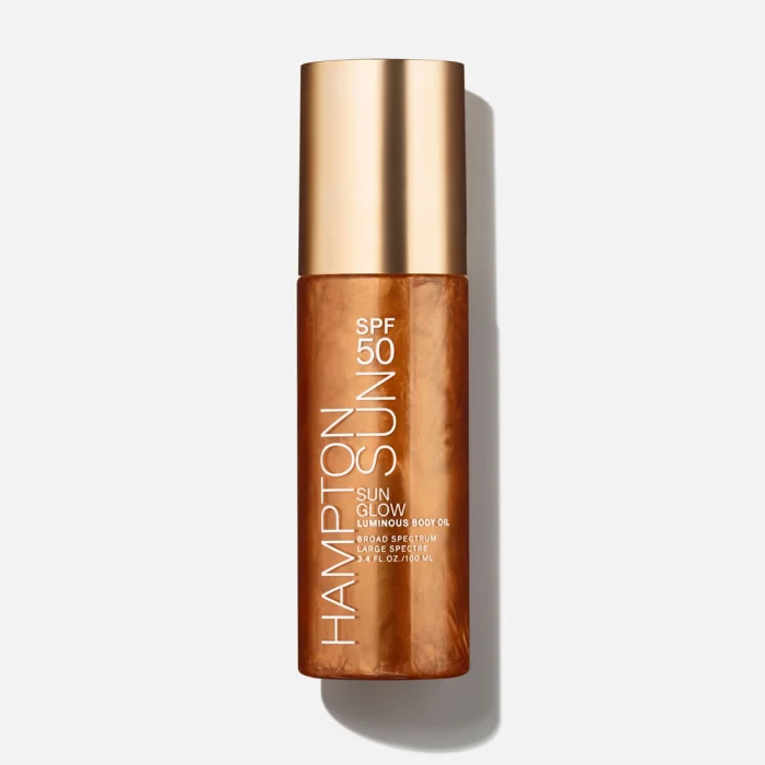 Hampton Sun SPF 50 Sun Glow Luminous Body Oil - Image 1